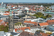 Blick vom neuen Rathaus Hannover